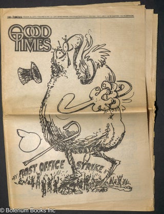 Cat.No: 290331 Good Times: vol. 3, #12, March 19, 1970. Dick Gaik Good Times Commune,...