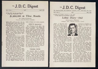 Cat.No: 290399 The JDC Digest [first two issues