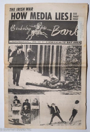 Cat.No: 290808 Berkeley Barb: vol. 14, #3 (#336) Jan. 21-27, 1972. Max Scherr