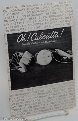 Cat.No: 290818 Oh! Calcutta! [program for On Broadway Theatre