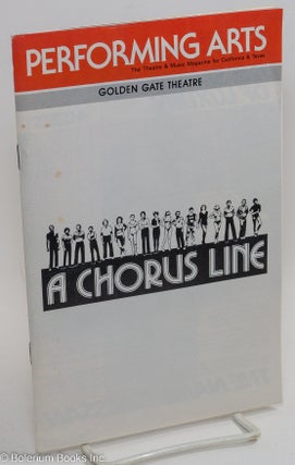 Cat.No: 290825 Performing Arts Magazine: A Chorus Line; San Francisco edition, April...