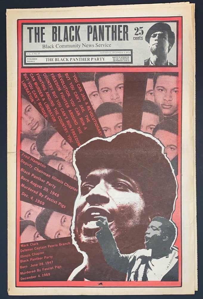 Cat.No: 290910 The Black Panther Black Community News Service. Vol. V, no. 23, Saturday, December 5, 1970