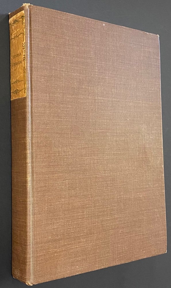 Cat.No: 290934 Ottoman Literature; the Poets and Poetry of Turkey. E. J. W. Gibb.