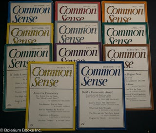 Cat.No: 290945 Common sense, Vol. 11, 1942 [11 issues]. Alfred M. Bingham, Selden Rodman,...
