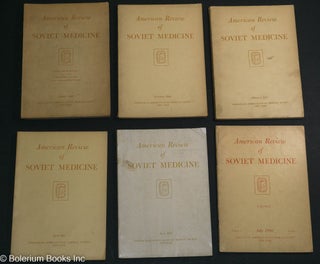 Cat.No: 290969 American review of Soviet medicine [six issues
