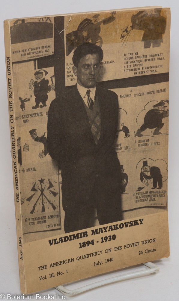 Cat.No: 291031 The American Quarterly on the Soviet Union; Vol. III, No
