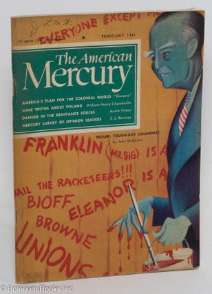 Cat.No: 291083 The American Mercury, Vol. 60, February 1945, No. 254. Lawrence E....