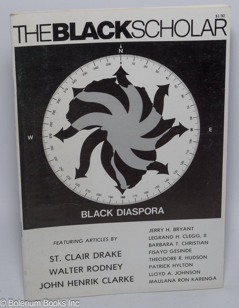 Cat.No: 291136 The Black Scholar: Volume 7, Number 1, September 1975: Black Diaspora. Robert Chrisman.