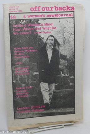 Cat.No: 291152 Off Our Backs: a women's news journal; vol. 23 No. 10, November 1993