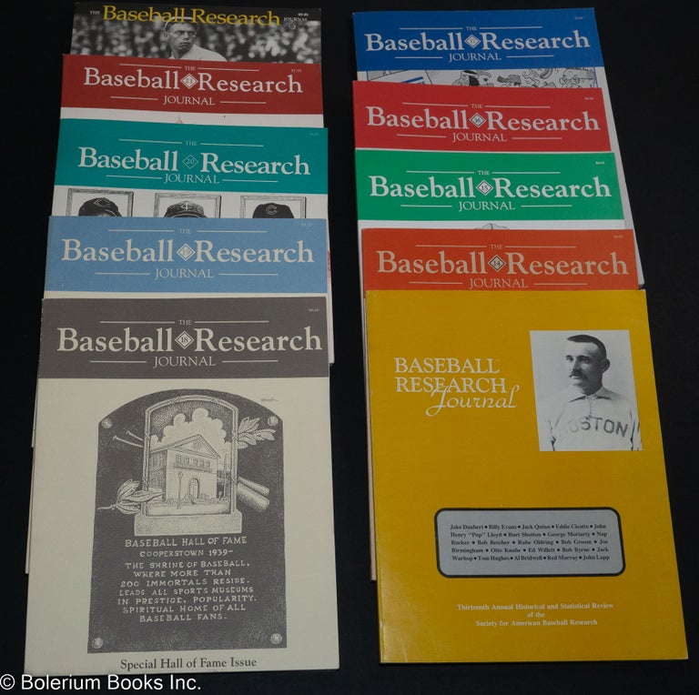 Cat.No: 291238 Baseball Research Journal [1984-2013, 31 issues, partial run]
