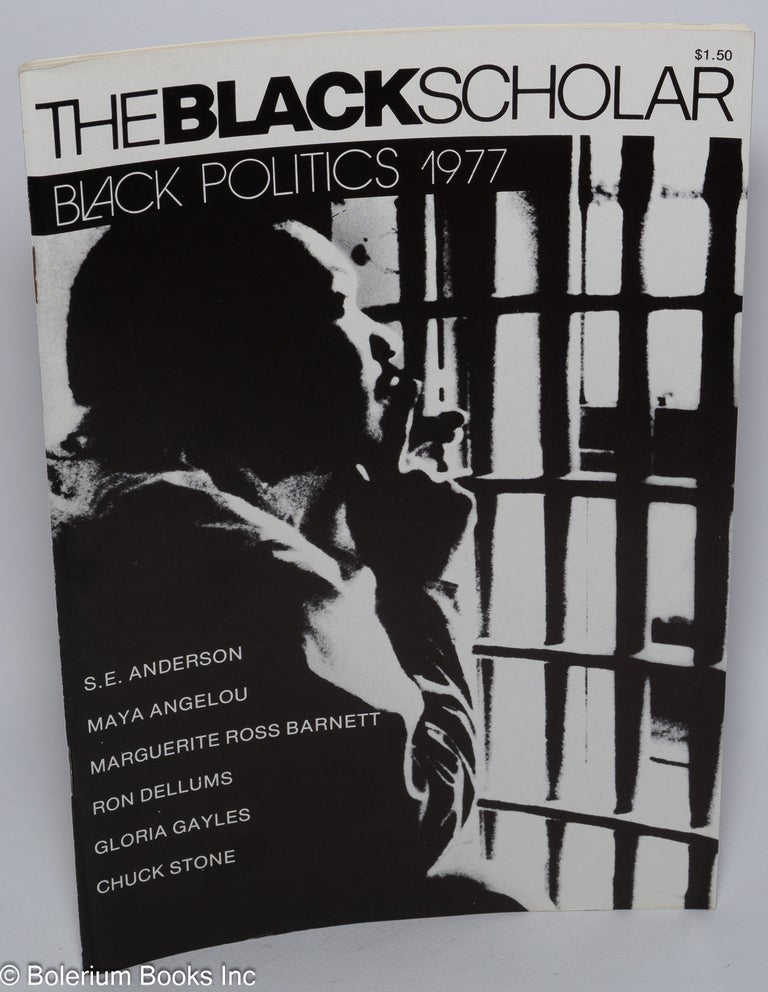 Cat.No: 291297 The Black Scholar: Volume 8, Number 4, January - February 1977. Robert L. Allen, Maya Angelou.