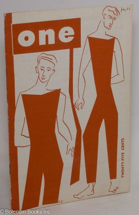 Cat.No: 291406 ONE: the homosexual magazine vol. 3, #7, July, 1955: A Change in America's...