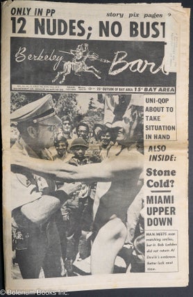 Cat.No: 291527 Berkeley Barb: vol. 14, #23 (#356) June 9-15, 1972; Only in PP: 12 Nudes;...