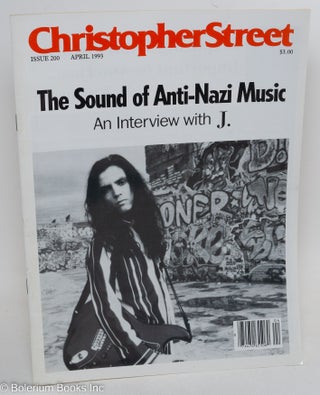 Cat.No: 291750 Christopher Street: #200, April, 1993: The Sound of Anti-Nazi Music: an...