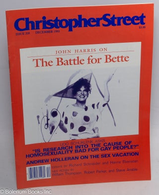 Cat.No: 291760 Christopher Street: #208, Dec. 1993: The Battle for Bette. Charles L....