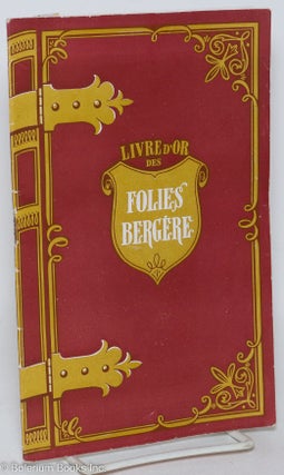 Cat.No: 291878 Livre d'or des Folies Bergère