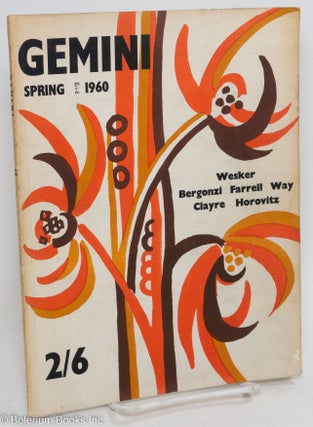 Cat.No: 291885 Gemini/Dialogue: vol. 3, #2, Spring 1960. David Cammell, Nicholas Tanburn,...