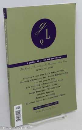 Cat.No: 292029 GLQ: a journal of lesbian and gay studies; vol. 10, #3:: The Work of...