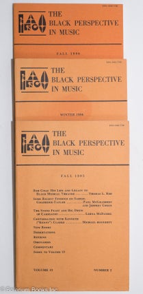 Cat.No: 292193 The Black Perspective in Music [3 issues]. Eileen Southern, Art Blakey...