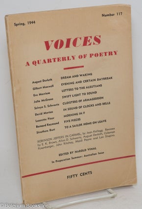 Cat.No: 292209 Voices: a quarterly of poetry; #117, Spring, 1944. Harold Vinal, Eve...