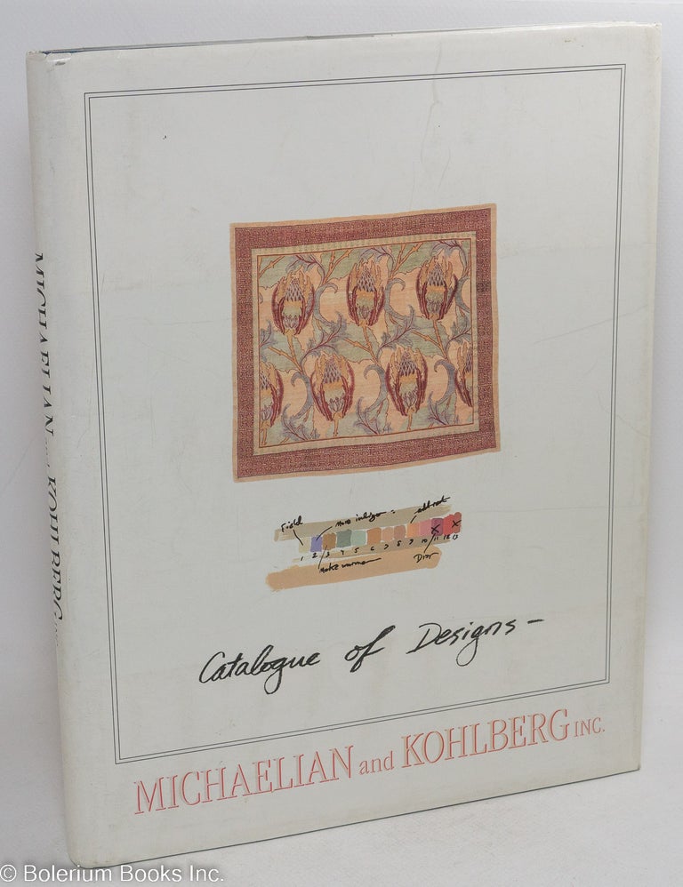 Cat.No: 292278 Michaelian and Kohlbert Inc., Catalogue of Designs. Since 1921 New York, New York. Manufacturers, Importers & Designers of Fine Floor Coverings. handmade carpets, brand new.