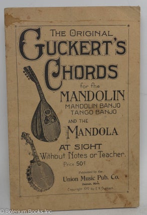 Cat.No: 292318 The Original Guckert’s Chords for the Mandolin, Mandolin Banjo, Tango...