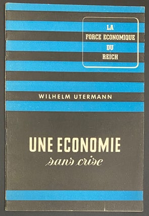 Cat.No: 292414 Une économie sans crise. Wilhelm Utermann