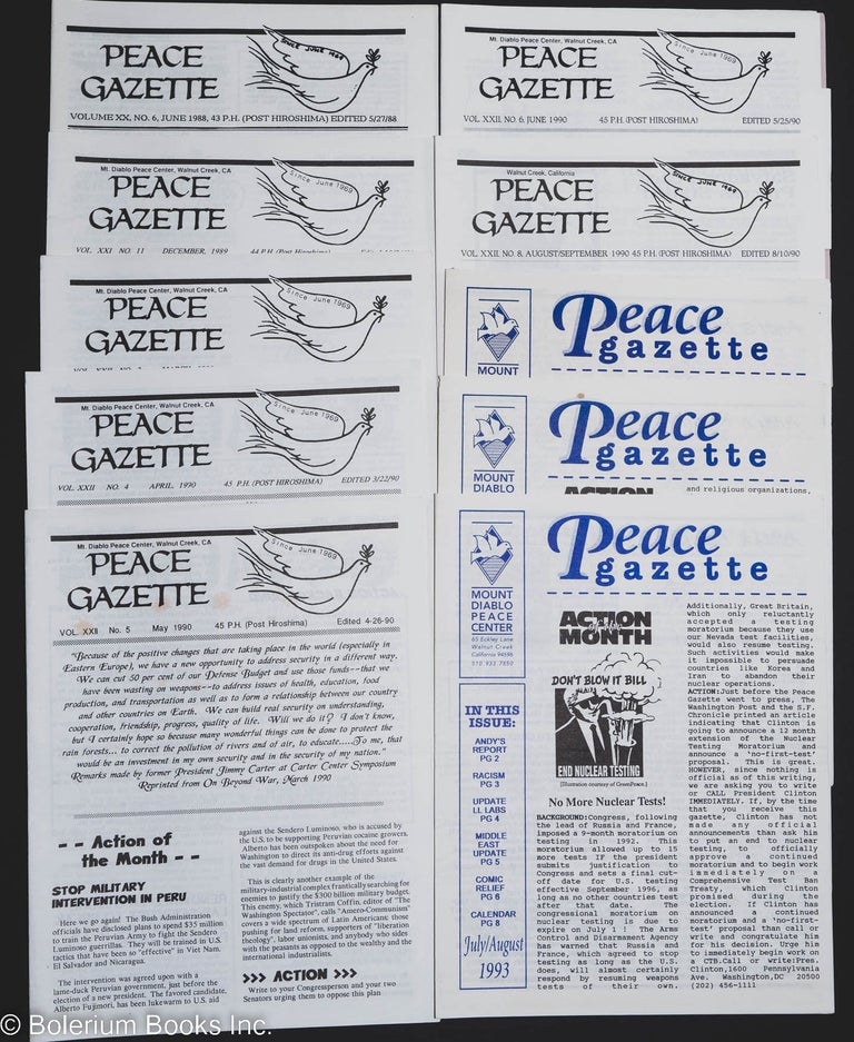 Cat.No: 292539 Peace Gazette, [40 issues].