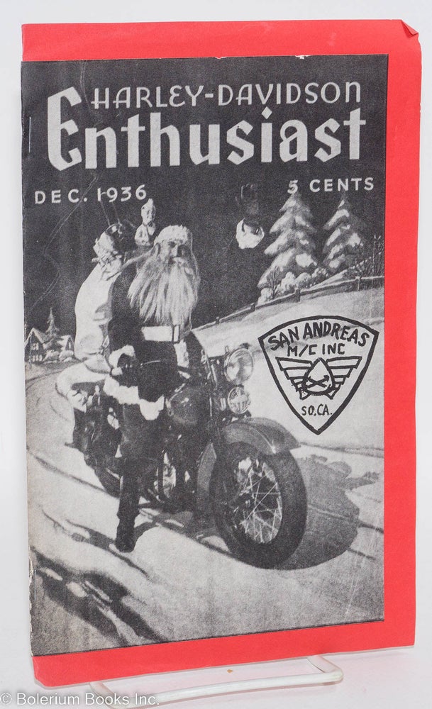 Cat.No: 292612 San Andreas M/C Inc. Xmas in July (August) Run [program] [cover states Harley-Davidson Enthusiast]. Dick Renshaw.
