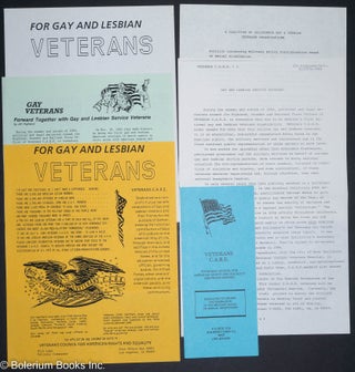 Cat.No: 292617 Collection of Veterans C.A.R.E. materials. Jim Highland