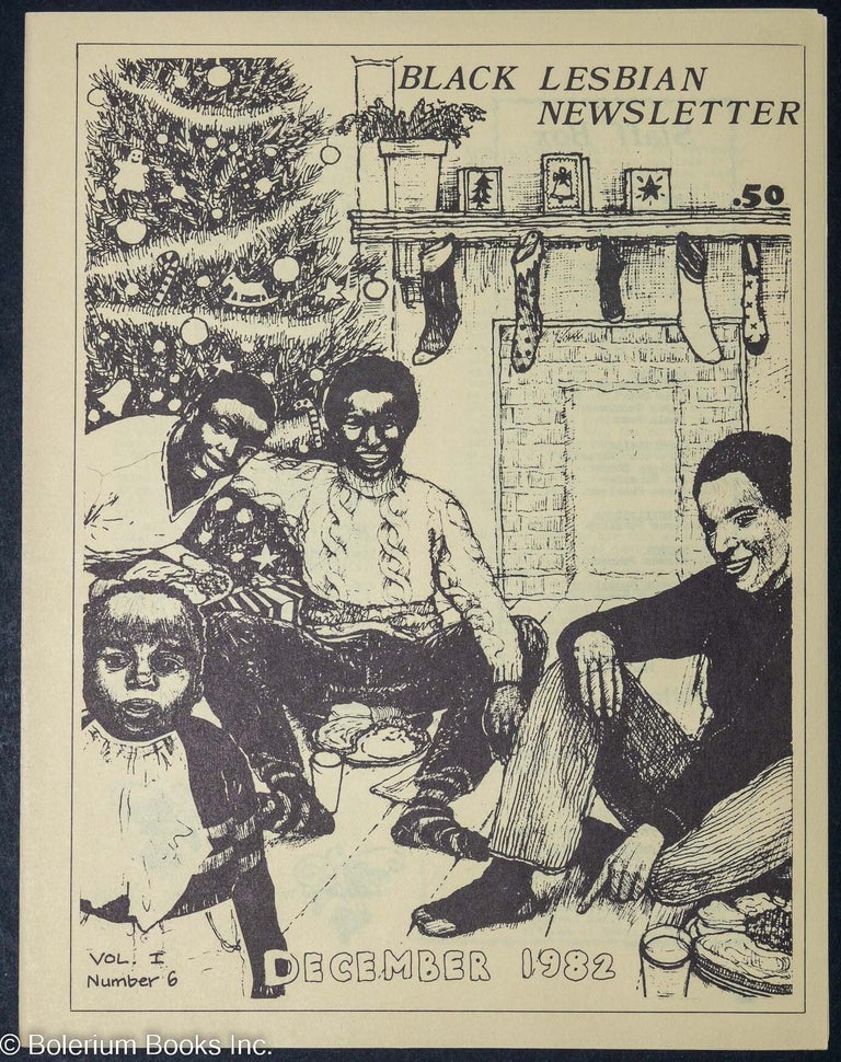 Cat.No: 292622 Black lesbian newsletter; Vol. 1, No. 6 (December 1982