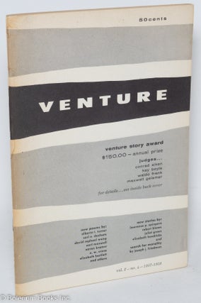 Cat.No: 292629 Venture: vol. 2, #4, 1957-1958. Joseph J. Friedman, David Raphael Wang...