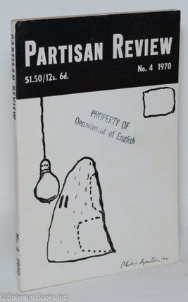 Cat.No: 292642 Partisan Review, Vol. 37, No. 4, 1970. William Phillips, Philip Rahv...