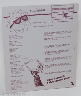 Cat.No: 292680 Calendar: Summer Issue 1986. Happy 10th Birthday SC/WCA!