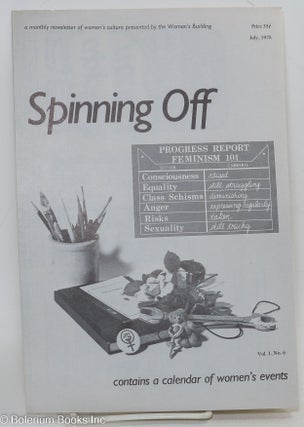 Cat.No: 292709 Spinning Off: a newsletter of women's culture presented by The Woman's...