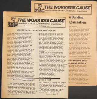 Cat.No: 292751 The Workers Cause [Two issues: 3 and 4