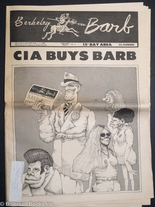 Cat.No: 292805 Berkeley Barb: vol. 9, #5 (#207) Aug 1 - 7 1969: CIA buys Barb. Allan...