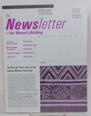 Cat.No: 292833 The Newsletter of the Woman's Building: Fall 1986