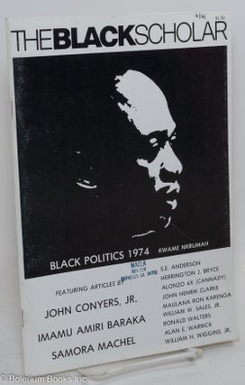 Cat.No: 292860 The Black Scholar, volume 6 number 2, October 1974: Black Politics 1974....