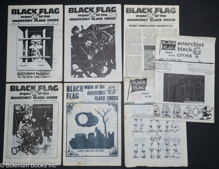Cat.No: 292930 Black Flag: Bulletin of the Anarchist Black Cross, vol. III [7 issues]