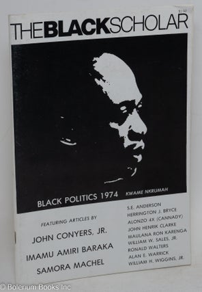 Cat.No: 292954 The Black Scholar, volume 6 number 2, October 1974: Black Politics 1974....