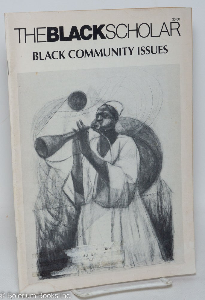 Cat.No: 293025 The Black Scholar, volume 14, number 1, January/February 1983: Black Community Issues. Robert Chrisman.