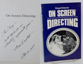 Cat.No: 293048 On screen directing [inscribed & signed]. Edward Dmytryk