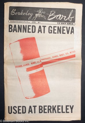 Cat.No: 293174 Berkeley Barb: vol. 10, #16 (#245) April 24-May 1, 1970: Banned at Geneva,...