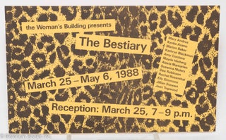 Cat.No: 293204 The Woman's Building presents The Bestiary: March 25-May 6, 1988 [postcard