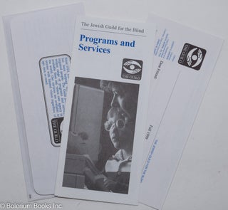 Cat.No: 293364 Programs and service [Letter + brochure]. Joseph Michkin