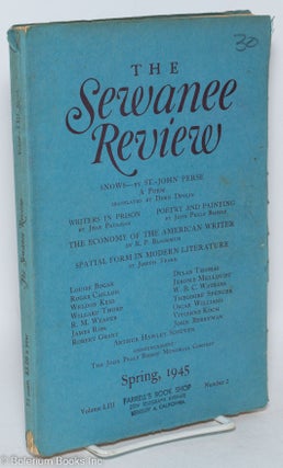 Cat.No: 293398 The Sewanee Review: vol. 53, #2, Spring 1945: Writers in Prison. Allen...