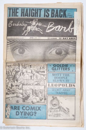 Cat.No: 293569 Berkeley Barb: vol. 18, #15 (Issue 427) October 19-25, 1973; The Haight is...