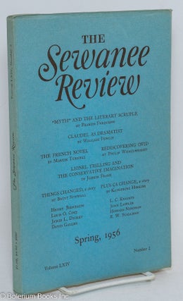 Cat.No: 293636 The Sewanee Review: vol. 64, #2, Spring 1956: Myth & the Literary Scruple....
