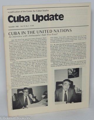 Cat.No: 293681 Cuba Update: Vol. IV, No. 5, November 1983